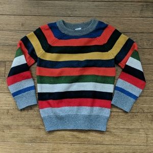 Gap crazy stripe sweater size 3t